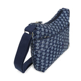 BAOMI CRINKLE SHOULDER BAG Range Blue & White Soft One Size Shoulder Bag