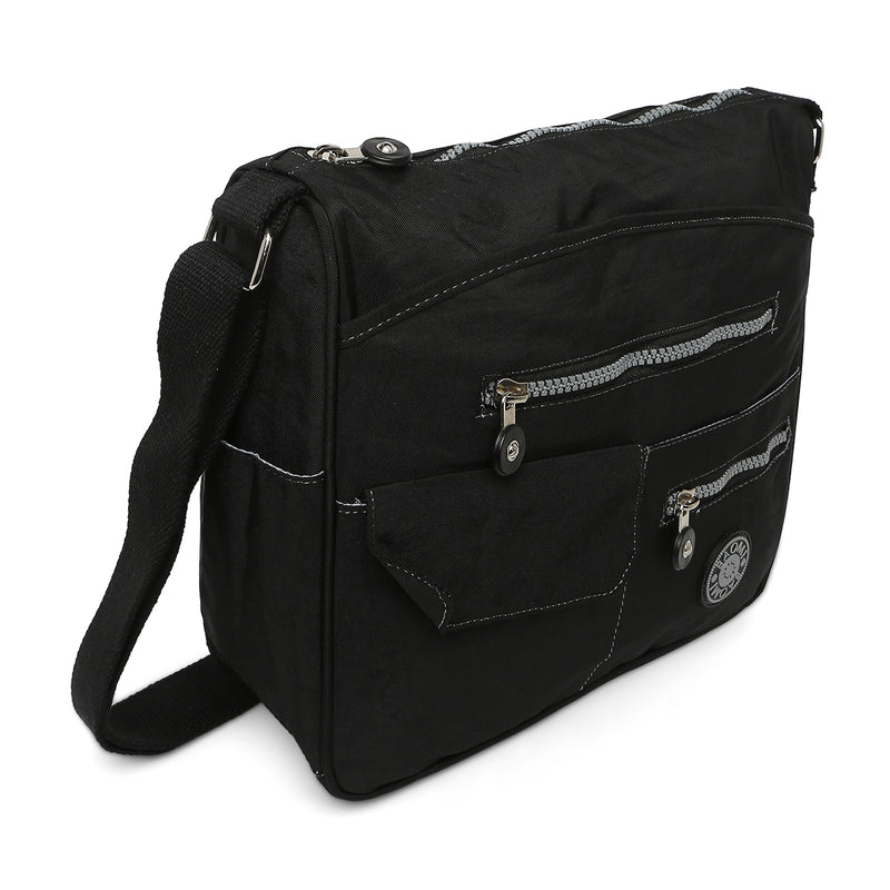 BAOMI CRINKLE SHOULDER BAG Range Black Soft One Size Shoulder Bag