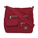 BAOMI CRINKLE SHOULDER BAG Range Dark Red Soft One Size Shoulder Bag