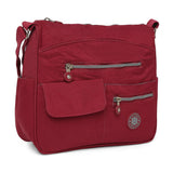 BAOMI CRINKLE SHOULDER BAG Range Dark Red Soft One Size Shoulder Bag