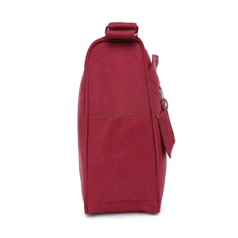 BAOMI CRINKLE SHOULDER BAG Range Dark Red Soft One Size Shoulder Bag