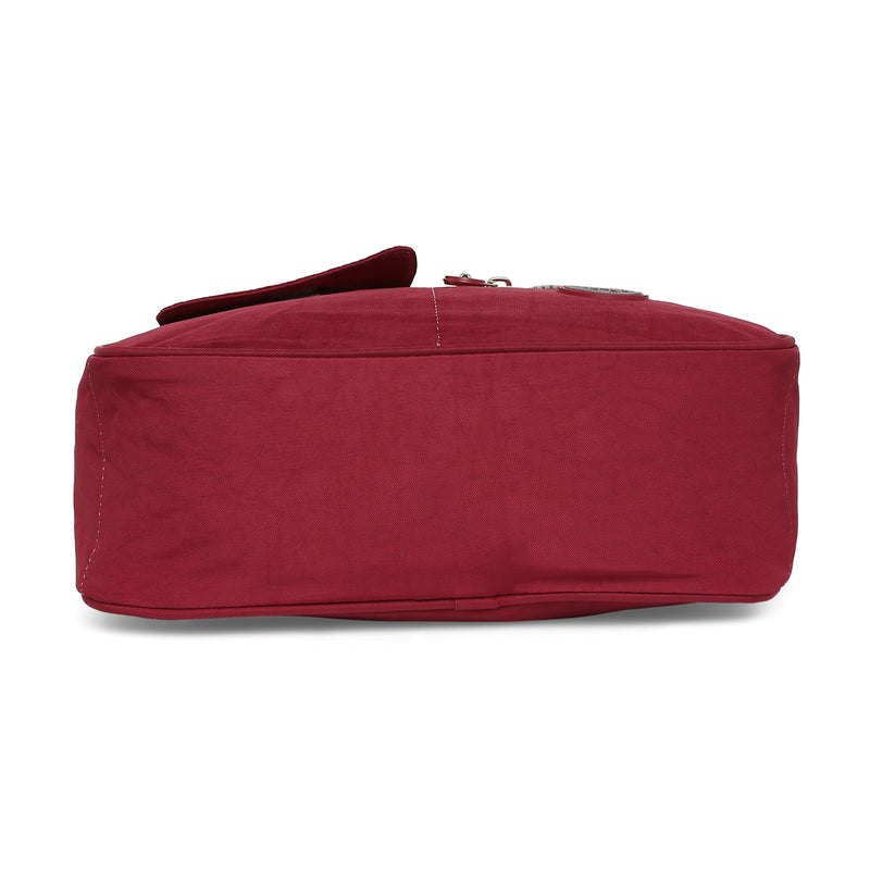 BAOMI CRINKLE SHOULDER BAG Range Dark Red Soft One Size Shoulder Bag