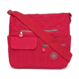 BAOMI CRINKLE SHOULDER BAG Range Fuchsia Red Soft One Size Shoulder Bag