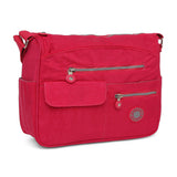 BAOMI CRINKLE SHOULDER BAG Range Fuchsia Red Soft One Size Shoulder Bag