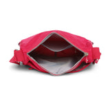 BAOMI CRINKLE SHOULDER BAG Range Fuchsia Red Soft One Size Shoulder Bag