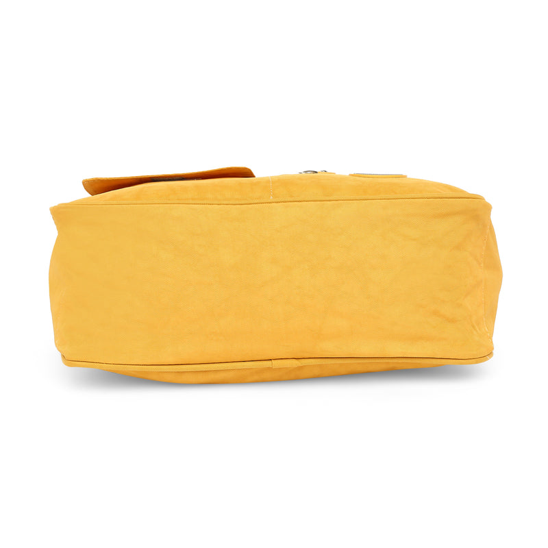 BAOMI CRINKLE SHOULDER BAG Range Yellow Soft One Size Shoulder Bag