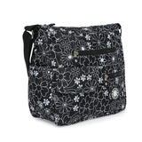 BAOMI CRINKLE SHOULDER BAG Range Black & White Floral Soft One Size Shoulder Bag