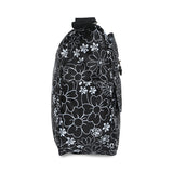 BAOMI CRINKLE SHOULDER BAG Range Black & White Floral Soft One Size Shoulder Bag