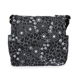BAOMI CRINKLE SHOULDER BAG Range Black & White Floral Soft One Size Shoulder Bag