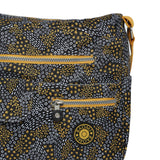 BAOMI CRINKLE SHOULDER BAG Range Black & Yellow Soft One Size Shoulder Bag