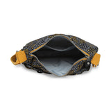BAOMI CRINKLE SHOULDER BAG Range Black & Yellow Soft One Size Shoulder Bag