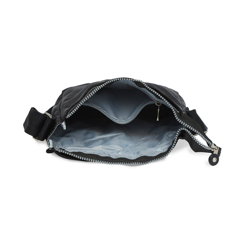 BAOMI CRINKLE SHOULDER BAG Range Black Soft One Size Shoulder Bag