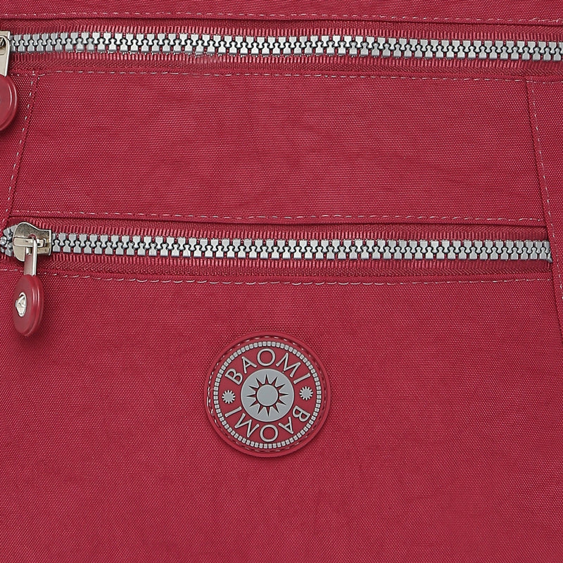 BAOMI CRINKLE SHOULDER BAG Range Dark Red Soft One Size Shoulder Bag