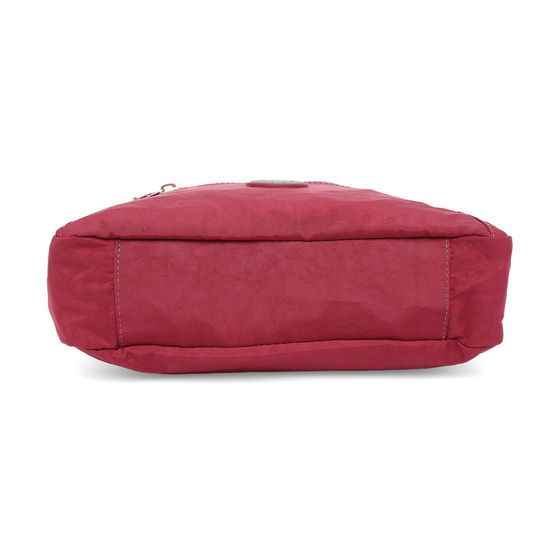 BAOMI CRINKLE SHOULDER BAG Range Dark Red Soft One Size Shoulder Bag