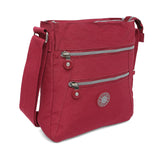 BAOMI CRINKLE SHOULDER BAG Range Dark Red Soft One Size Shoulder Bag