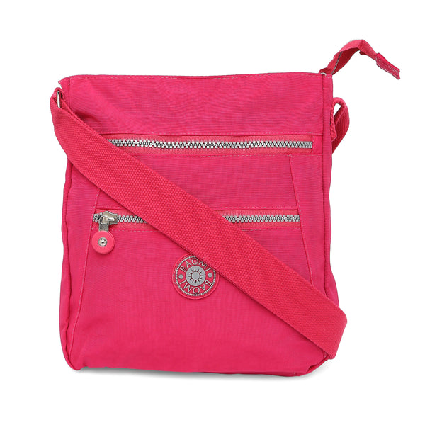 BAOMI CRINKLE SHOULDER BAG Range Fuchsia Red Soft One Size Shoulder Bag