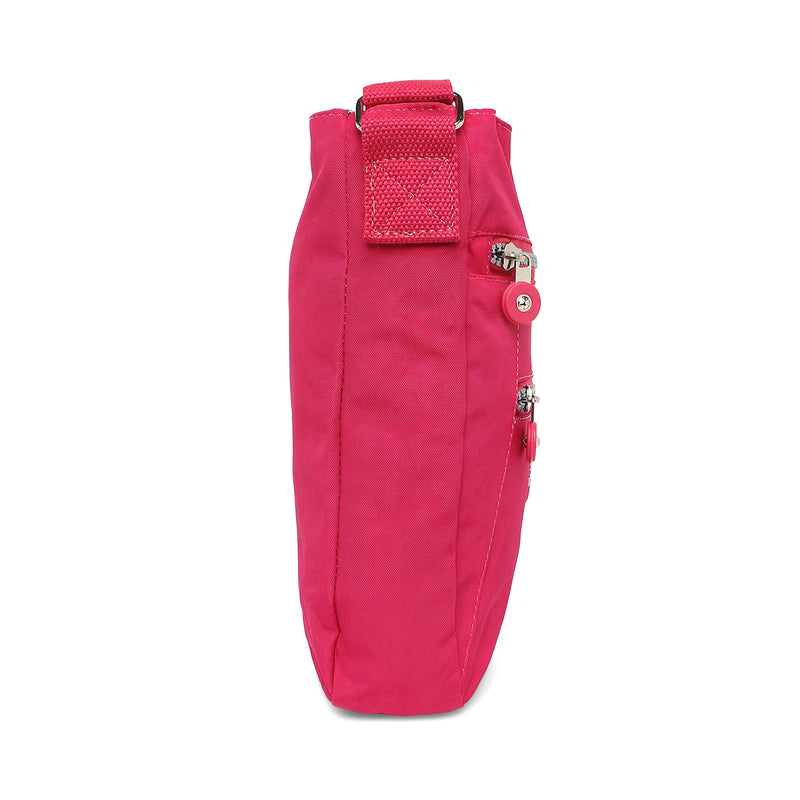 BAOMI CRINKLE SHOULDER BAG Range Fuchsia Red Soft One Size Shoulder Bag