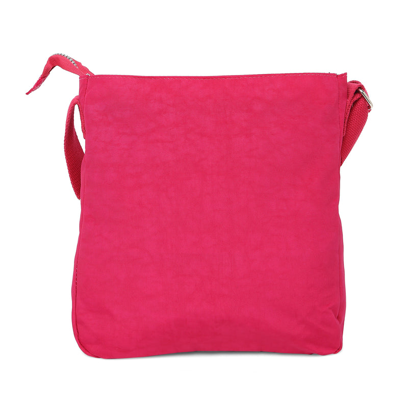BAOMI CRINKLE SHOULDER BAG Range Fuchsia Red Soft One Size Shoulder Bag