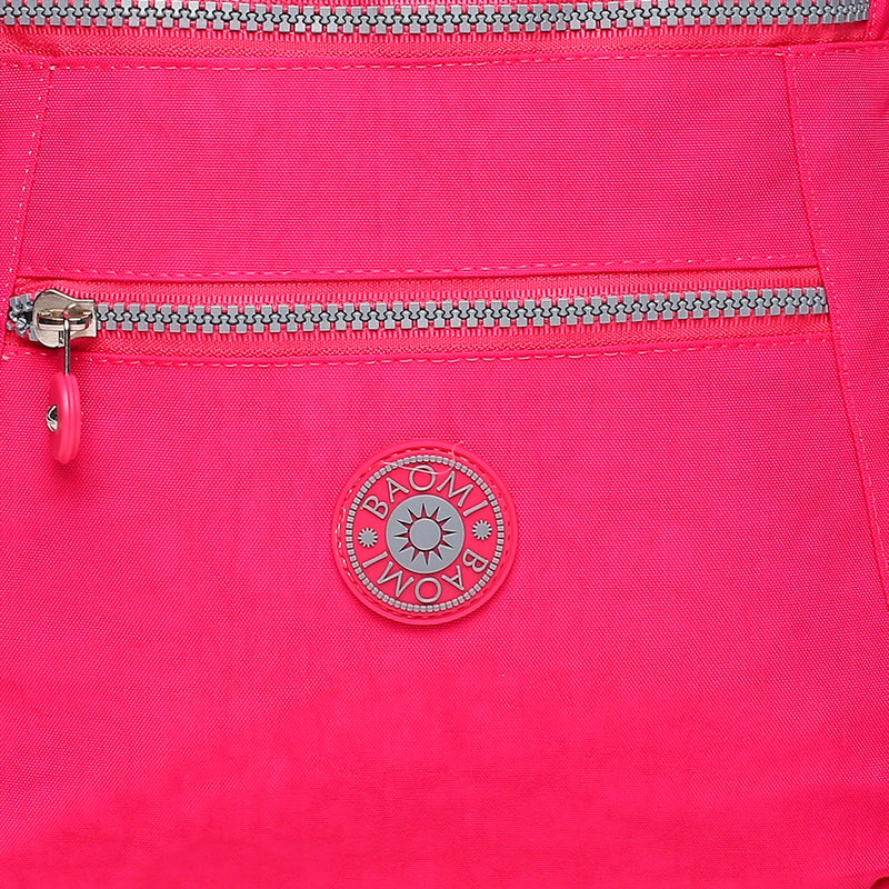 BAOMI CRINKLE SHOULDER BAG Range Fuchsia Red Soft One Size Shoulder Bag