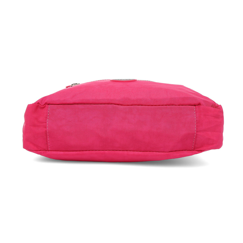 BAOMI CRINKLE SHOULDER BAG Range Fuchsia Red Soft One Size Shoulder Bag