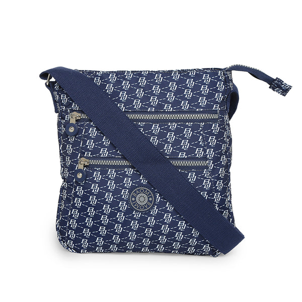 BAOMI CRINKLE SHOULDER BAG Range Blue & White Soft One Size Shoulder Bag