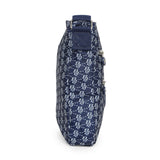 BAOMI CRINKLE SHOULDER BAG Range Blue & White Soft One Size Shoulder Bag