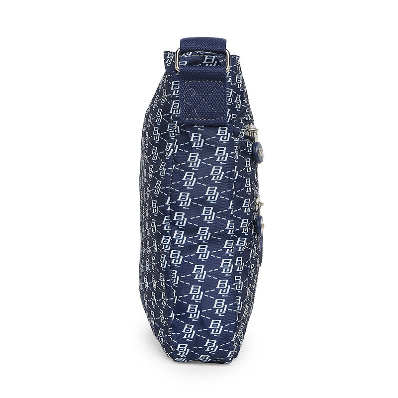 BAOMI CRINKLE SHOULDER BAG Range Blue & White Soft One Size Shoulder Bag