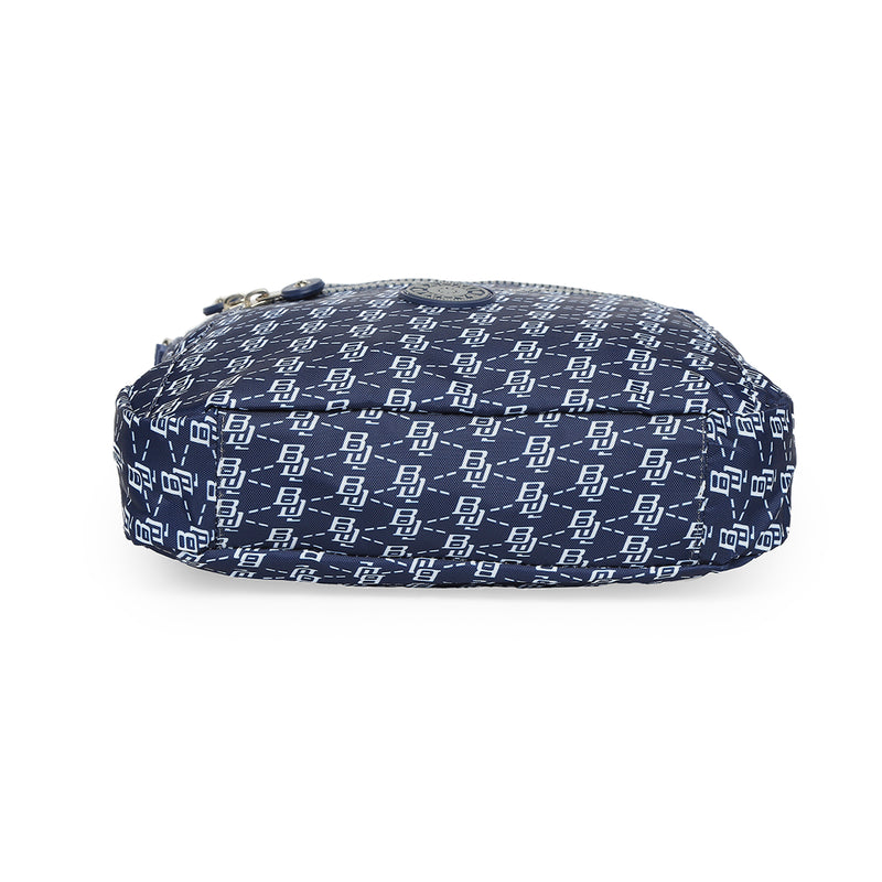 BAOMI CRINKLE SHOULDER BAG Range Blue & White Soft One Size Shoulder Bag