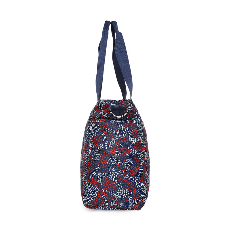 BAOMI CRINKLE SHOULDER BAG Range Blue & Red Soft One Size Shoulder Bag