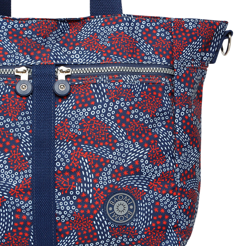 BAOMI CRINKLE SHOULDER BAG Range Blue & Red Soft One Size Shoulder Bag
