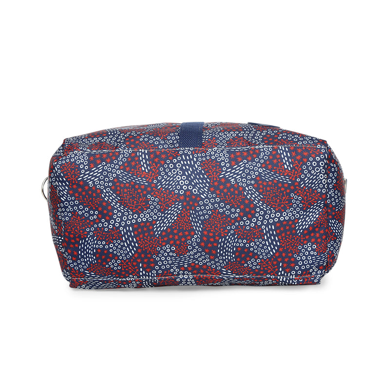 BAOMI CRINKLE SHOULDER BAG Range Blue & Red Soft One Size Shoulder Bag