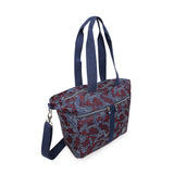 BAOMI CRINKLE SHOULDER BAG Range Blue & Red Soft One Size Shoulder Bag