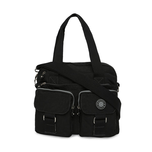 BAOMI CRINKLE HANDBAG Range Black Soft One Size Handbag