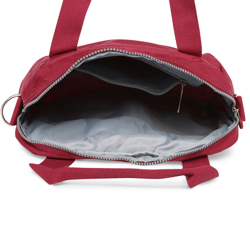 BAOMI CRINKLE HANDBAG Range Dark Red Soft One Size Handbag