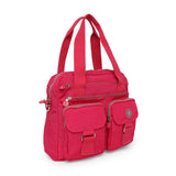 BAOMI CRINKLE HANDBAG Range Fuchsia Red Soft One Size Handbag