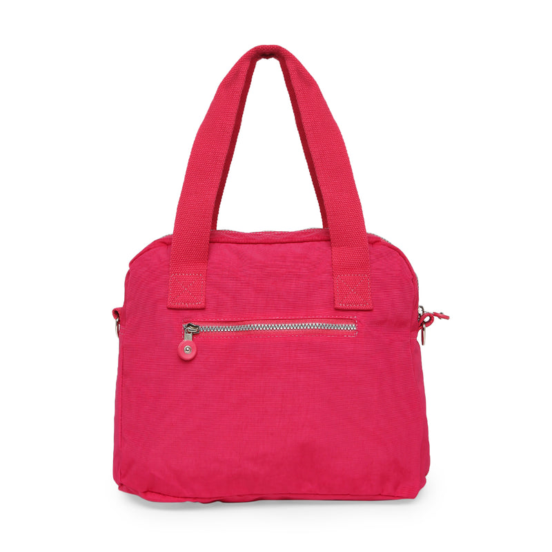 BAOMI CRINKLE HANDBAG Range Fuchsia Red Soft One Size Handbag