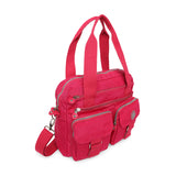 BAOMI CRINKLE HANDBAG Range Fuchsia Red Soft One Size Handbag