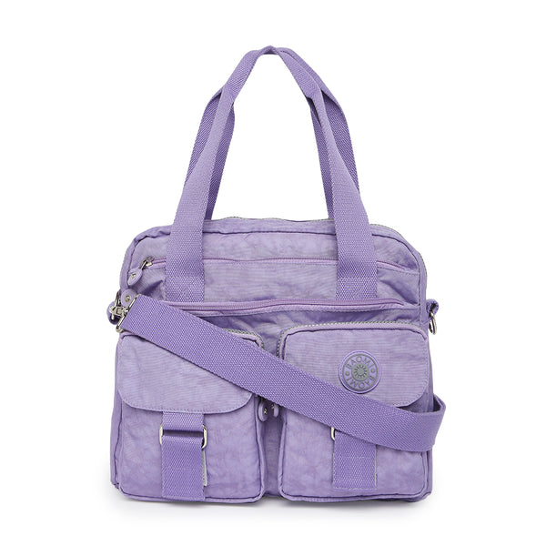 BAOMI CRINKLE HANDBAG Range Light Purple Soft One Size Handbag