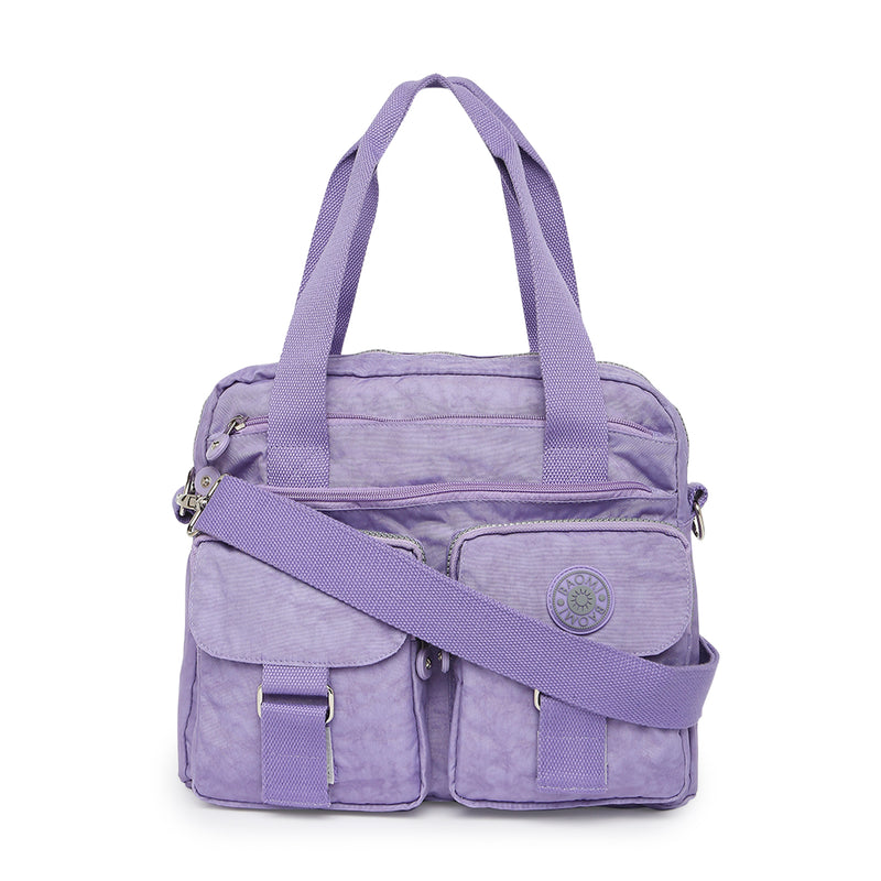 BAOMI CRINKLE HANDBAG Range Light Purple Soft One Size Handbag