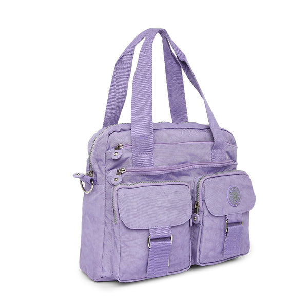 BAOMI CRINKLE HANDBAG Range Light Purple Soft One Size Handbag