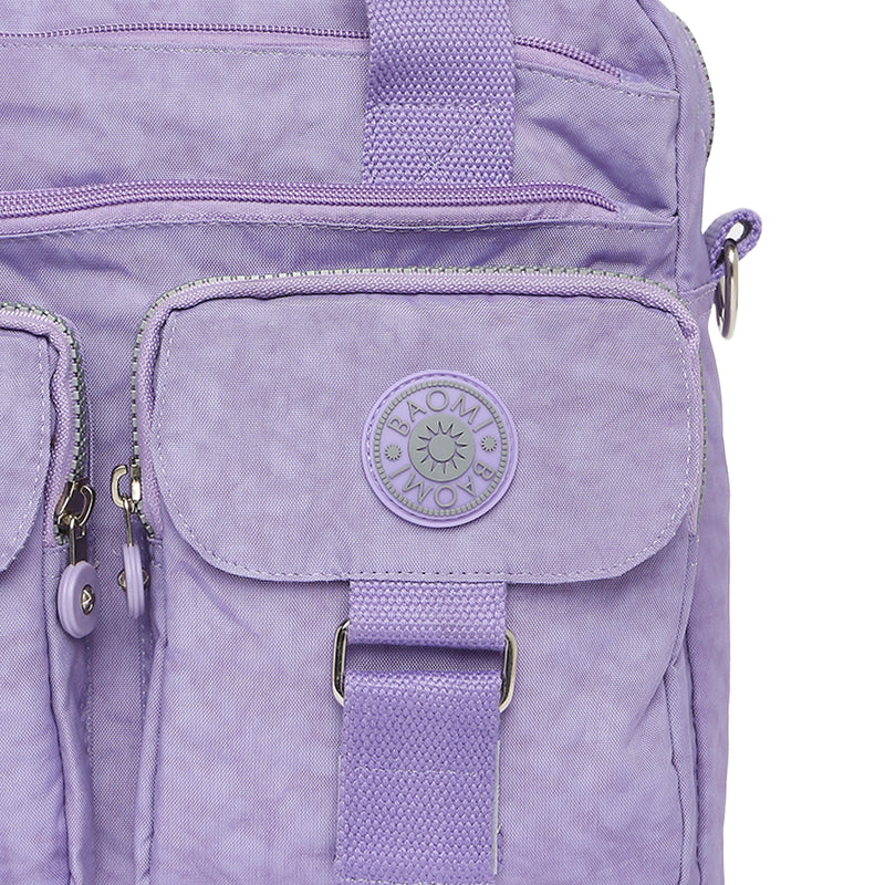 BAOMI CRINKLE HANDBAG Range Light Purple Soft One Size Handbag