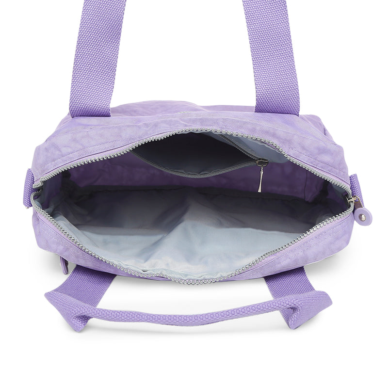 BAOMI CRINKLE HANDBAG Range Light Purple Soft One Size Handbag