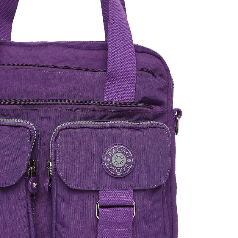 BAOMI CRINKLE HANDBAG Range Purple Soft One Size Handbag