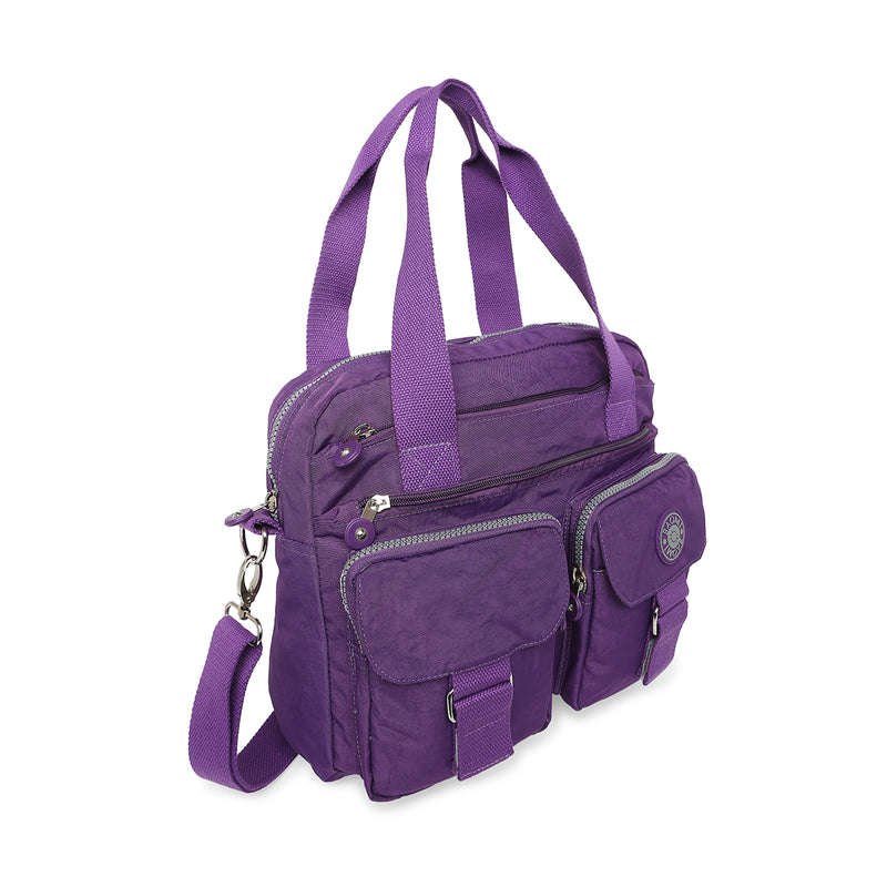 BAOMI CRINKLE HANDBAG Range Purple Soft One Size Handbag