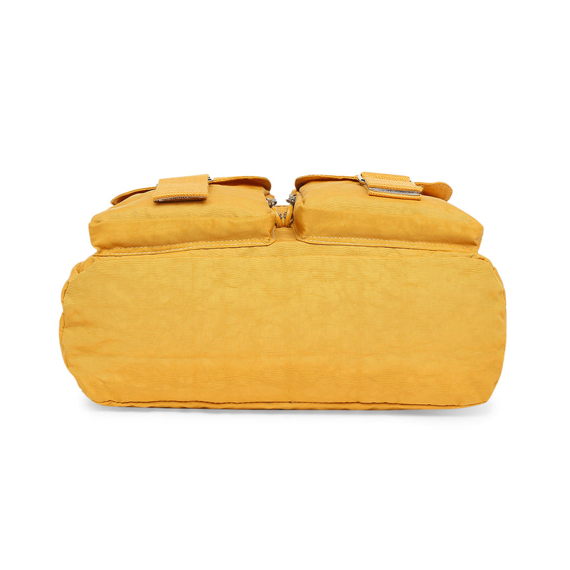 BAOMI CRINKLE HANDBAG Range Yellow Soft One Size Handbag