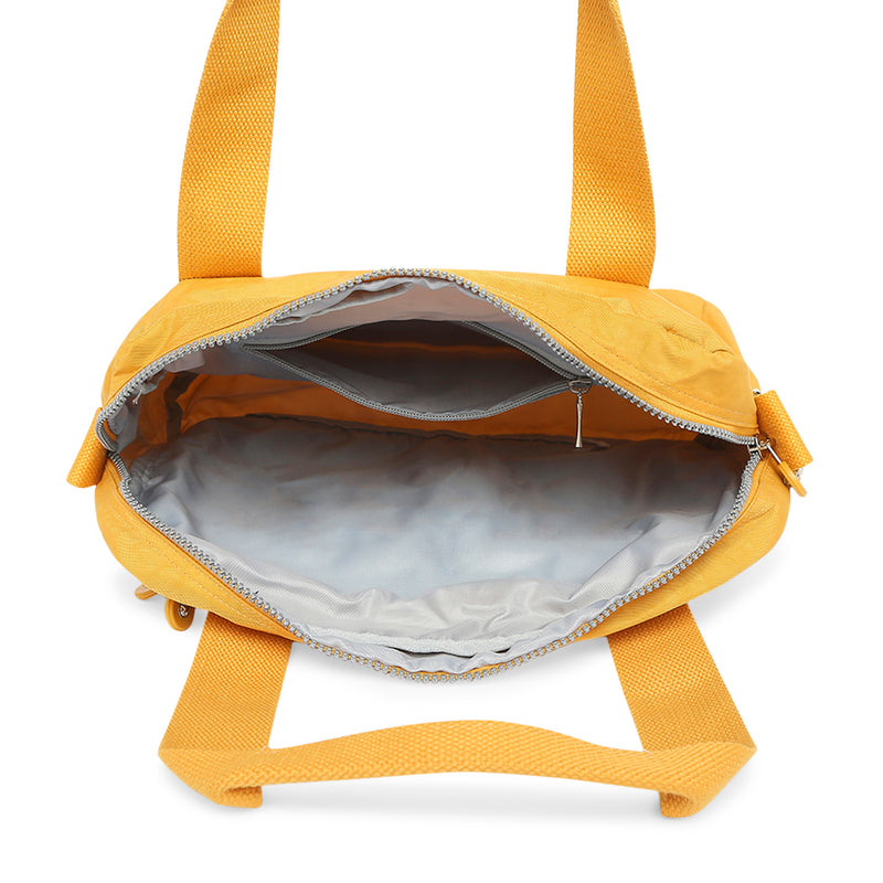 BAOMI CRINKLE HANDBAG Range Yellow Soft One Size Handbag