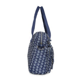 BAOMI CRINKLE HAND BAG Range Blue & White Soft One Size Handbag