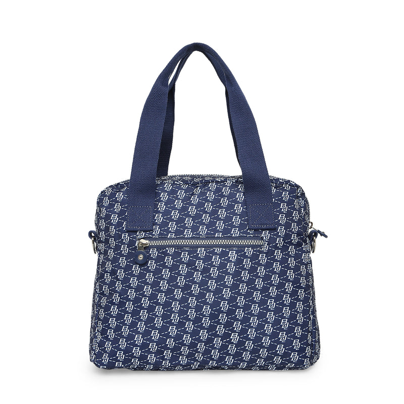 BAOMI CRINKLE HAND BAG Range Blue & White Soft One Size Handbag