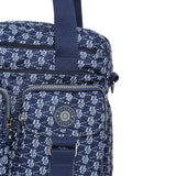 BAOMI CRINKLE HAND BAG Range Blue & White Soft One Size Handbag