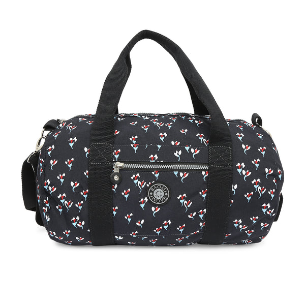 BAOMI CRINKLE HAND BAG Range Black Floral Soft One Size Handbag